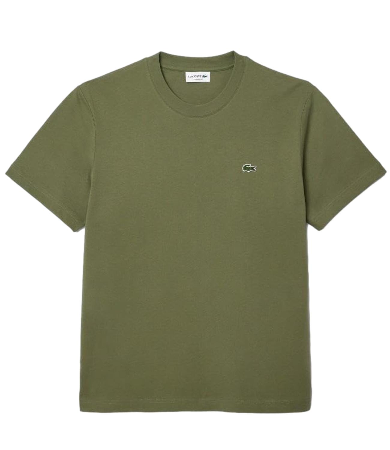 T-shirt Lacoste uomo verde militare