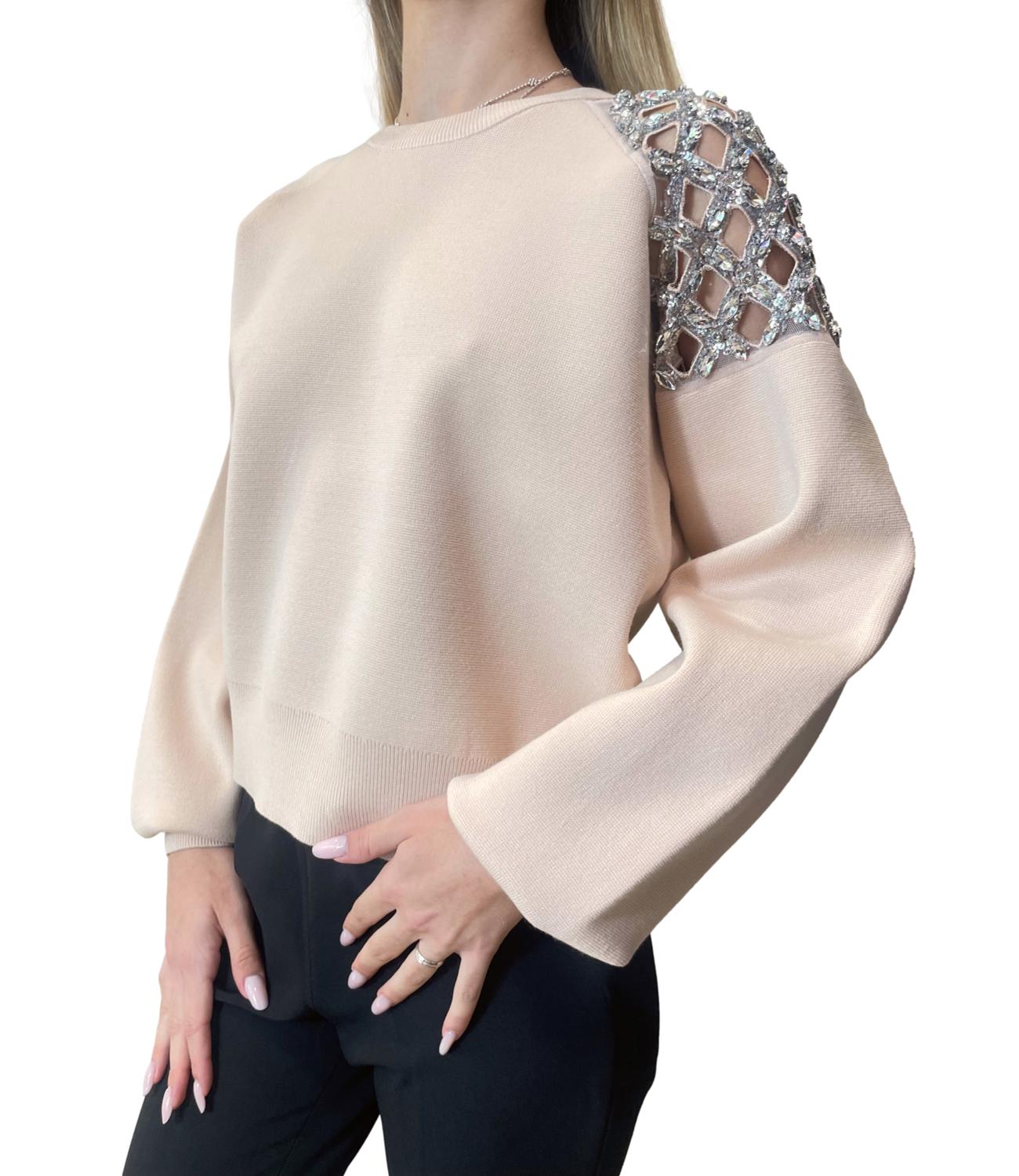 Liu Jo Maglia C/Ricamo Ostrica Donna