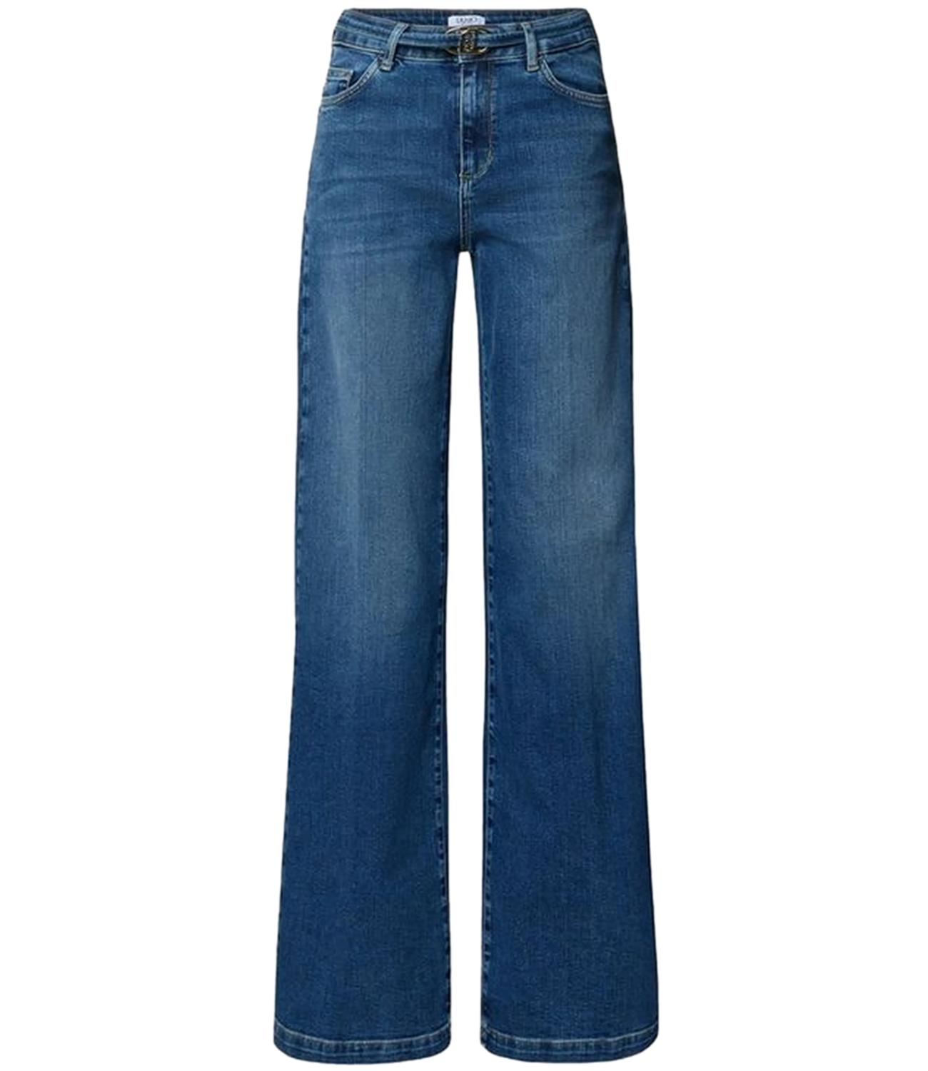Liu Jo Jeans Flare Blu Bubble Donna