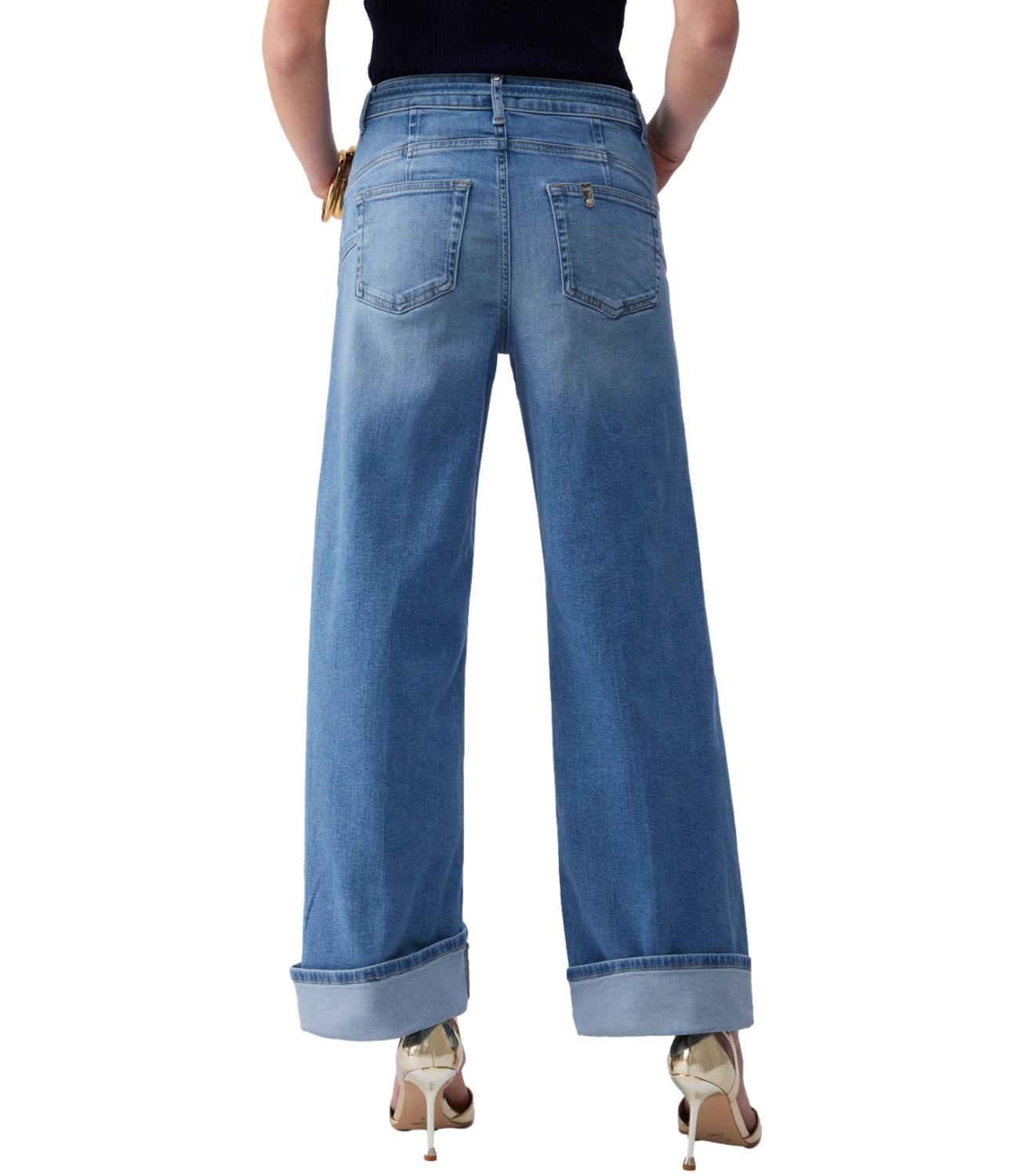 Liu Jo Jeans B.UP GOOD CROPPED H.W. Blue Summer Good Donna