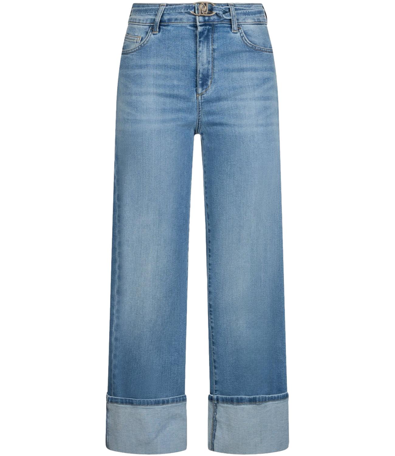 Liu Jo Jeans B.UP GOOD CROPPED H.W. Blue Summer Good Donna