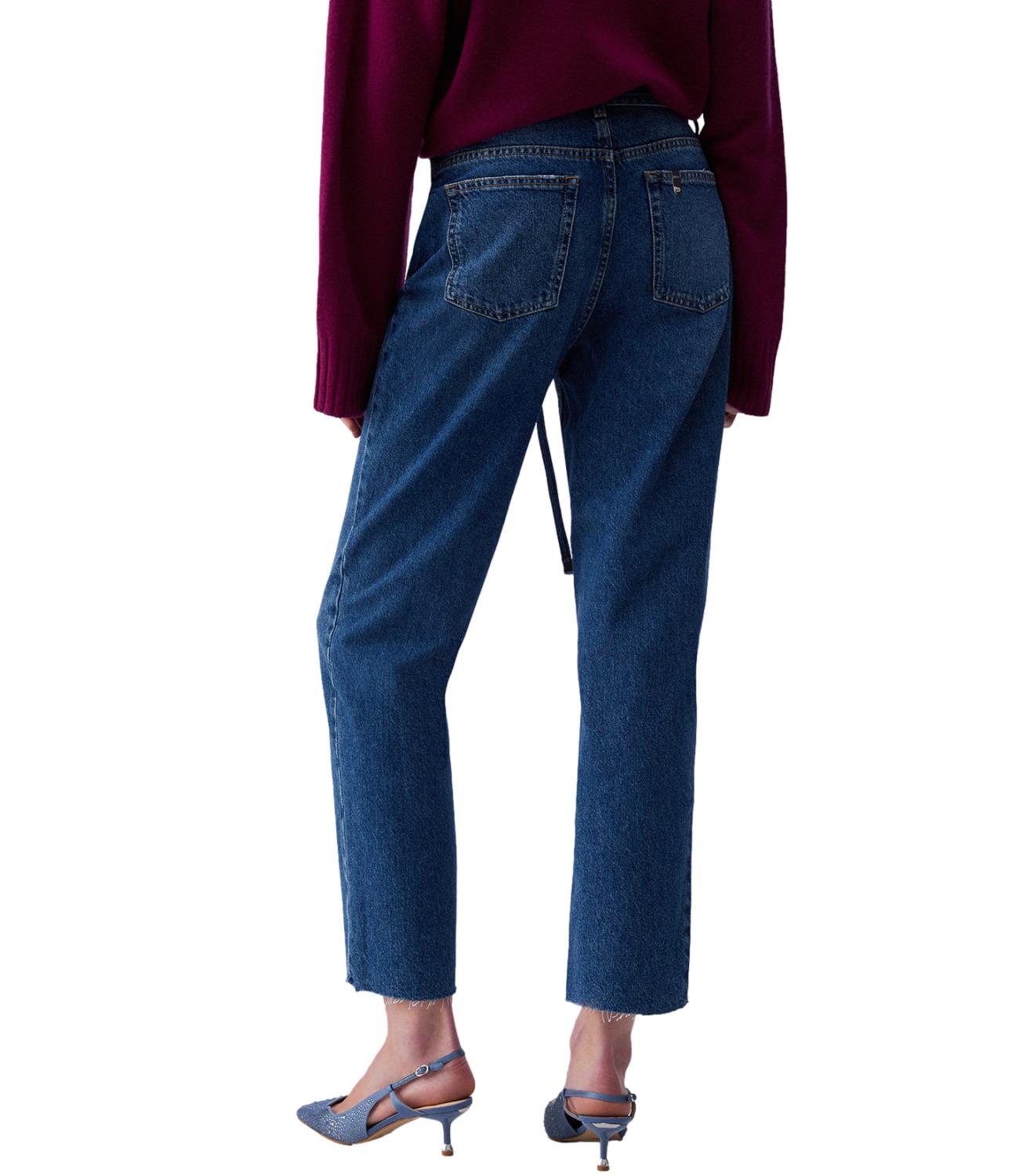 Liu Jo Jeans Straight Blu Scuro Donna