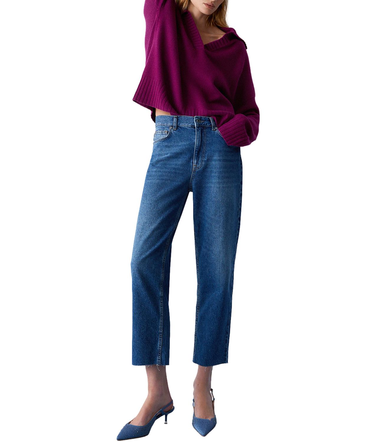 Liu Jo Jeans Straight Blu Scuro Donna