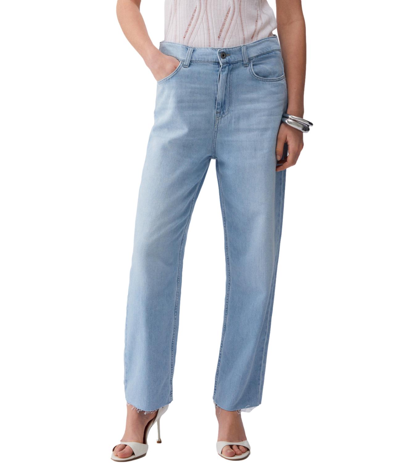 Liu Jo Jeans Straught Denim Chiaro Donna