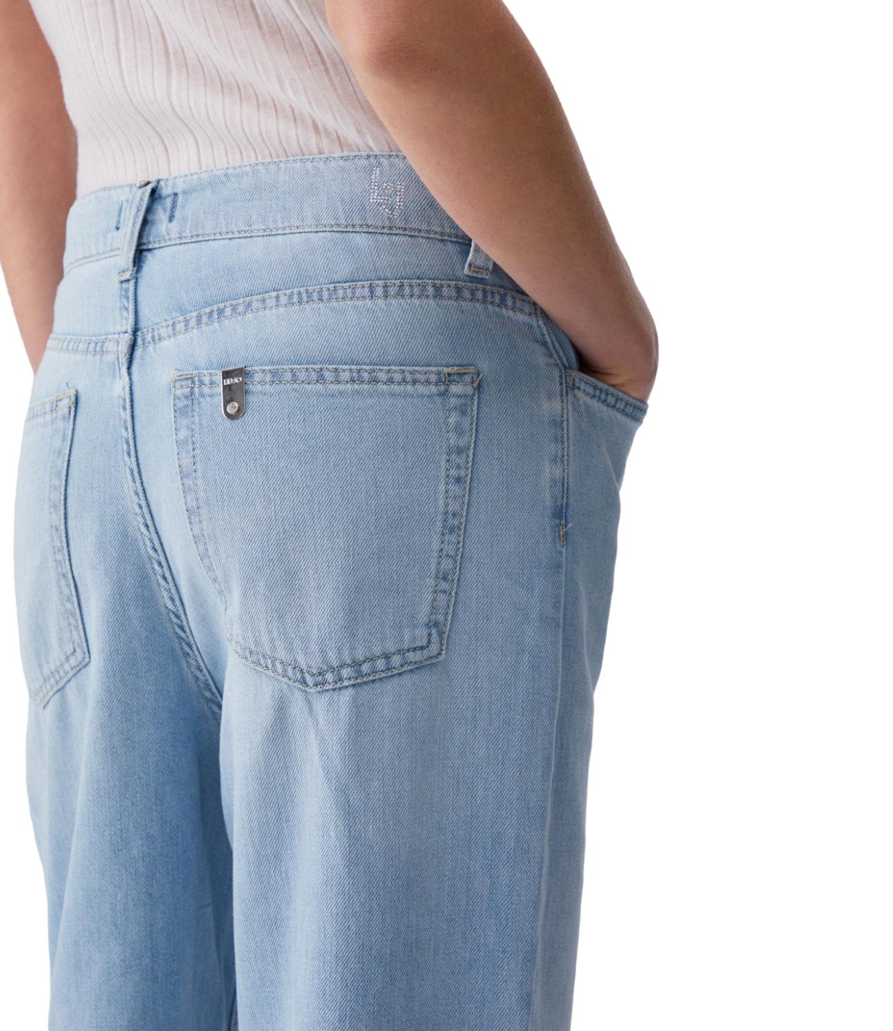 Liu Jo Jeans Straught Denim Chiaro Donna