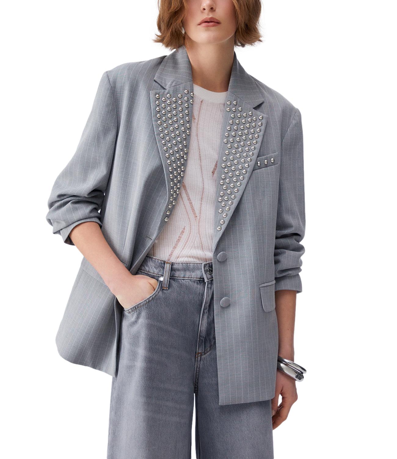 Liu Jo Giacca Grigio Gessato Donna