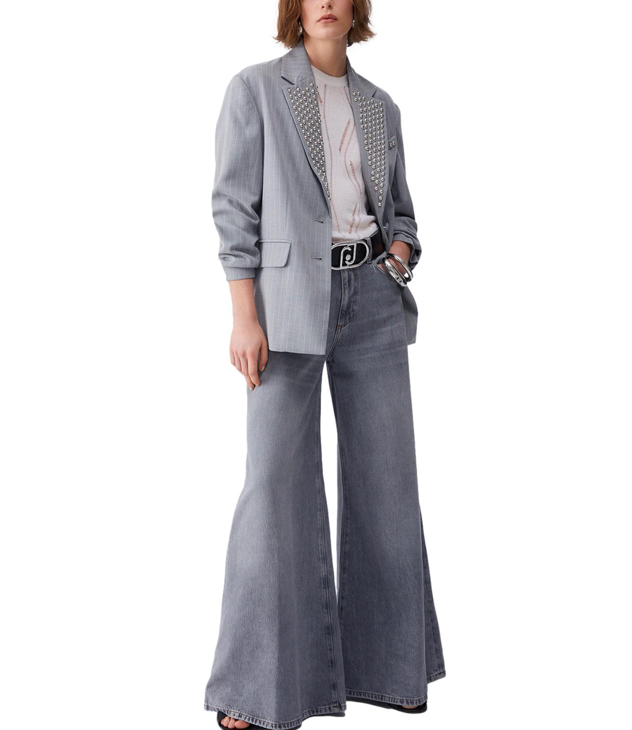 Liu Jo Giacca Grigio Gessato Donna