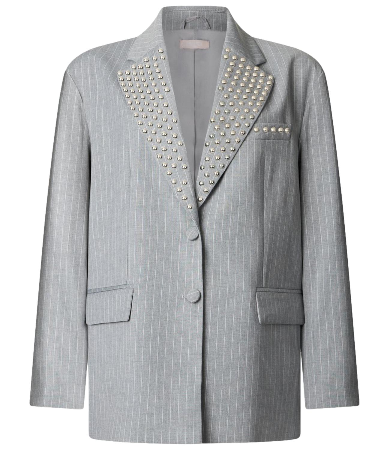 Liu Jo Giacca Grigio Gessato Donna