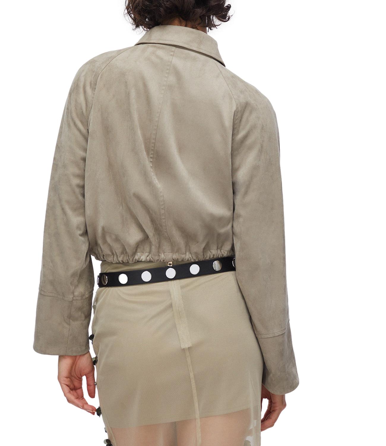 Liu Jo Giacca Camoscio Grigio Donna