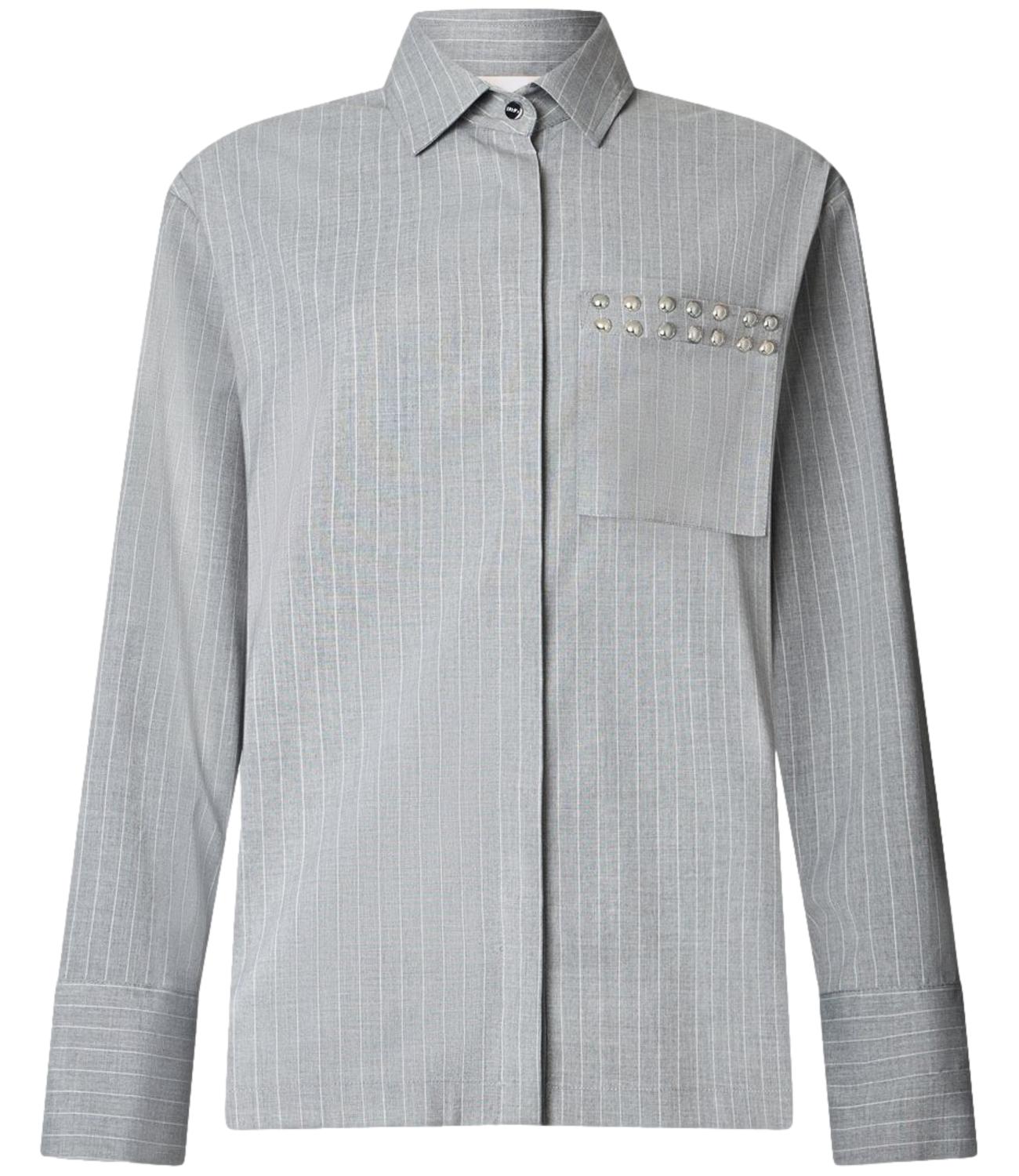 Liu Jo Camicia Grigio Gessato Donna