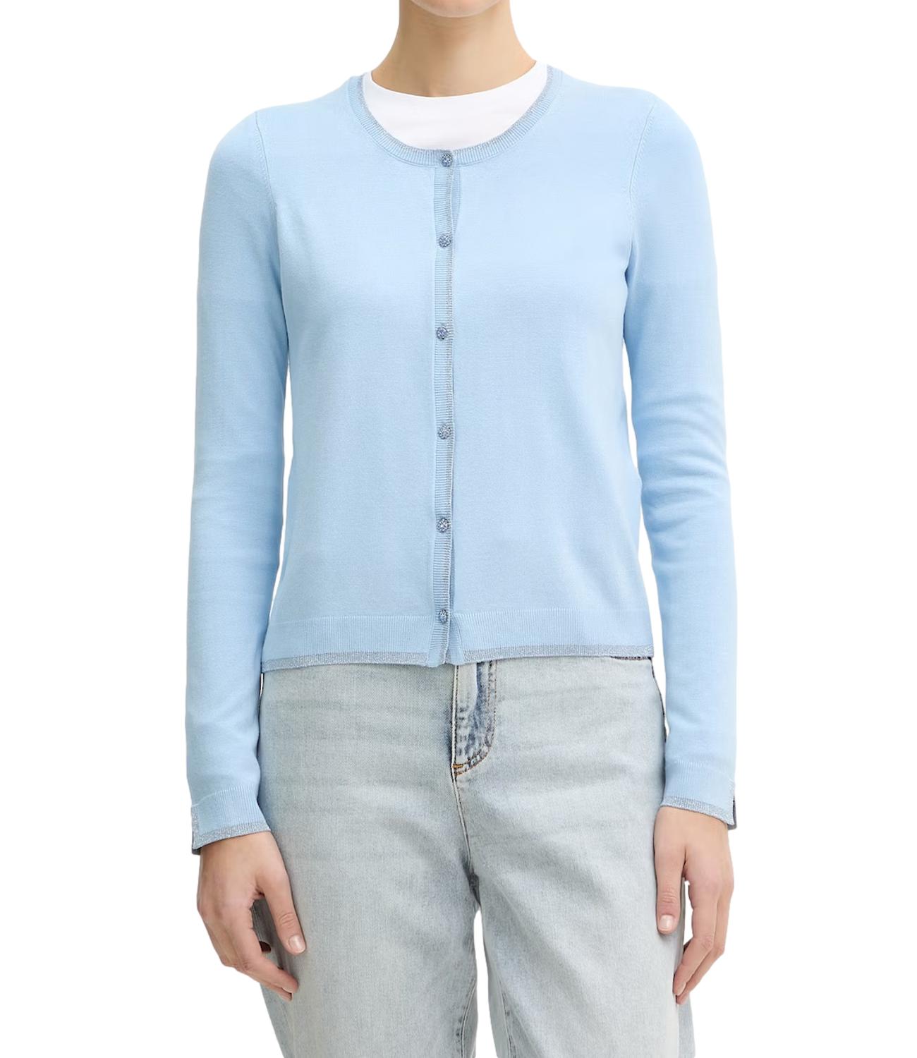 Liu Jo Maglia Cardigan Blue Bell Donna
