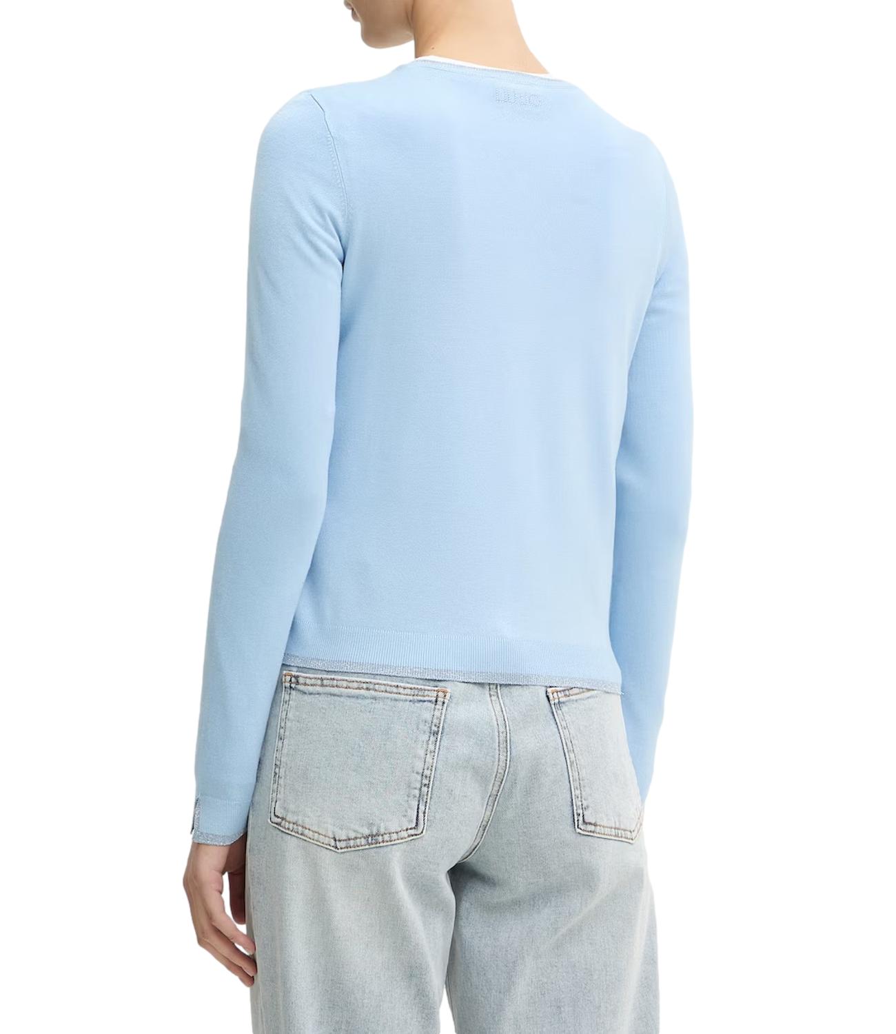 Liu Jo Maglia Cardigan Blue Bell Donna