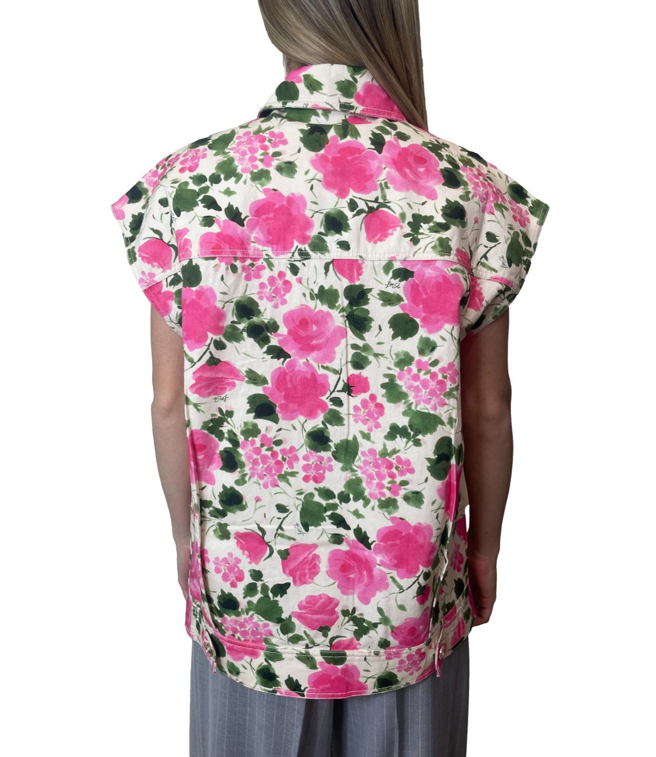 Liu Jo Gilet Naive Roses Donna