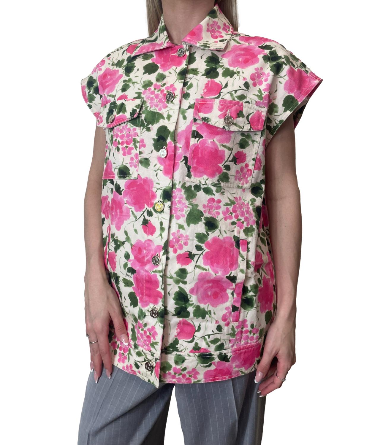 Liu Jo Gilet Naive Roses Donna