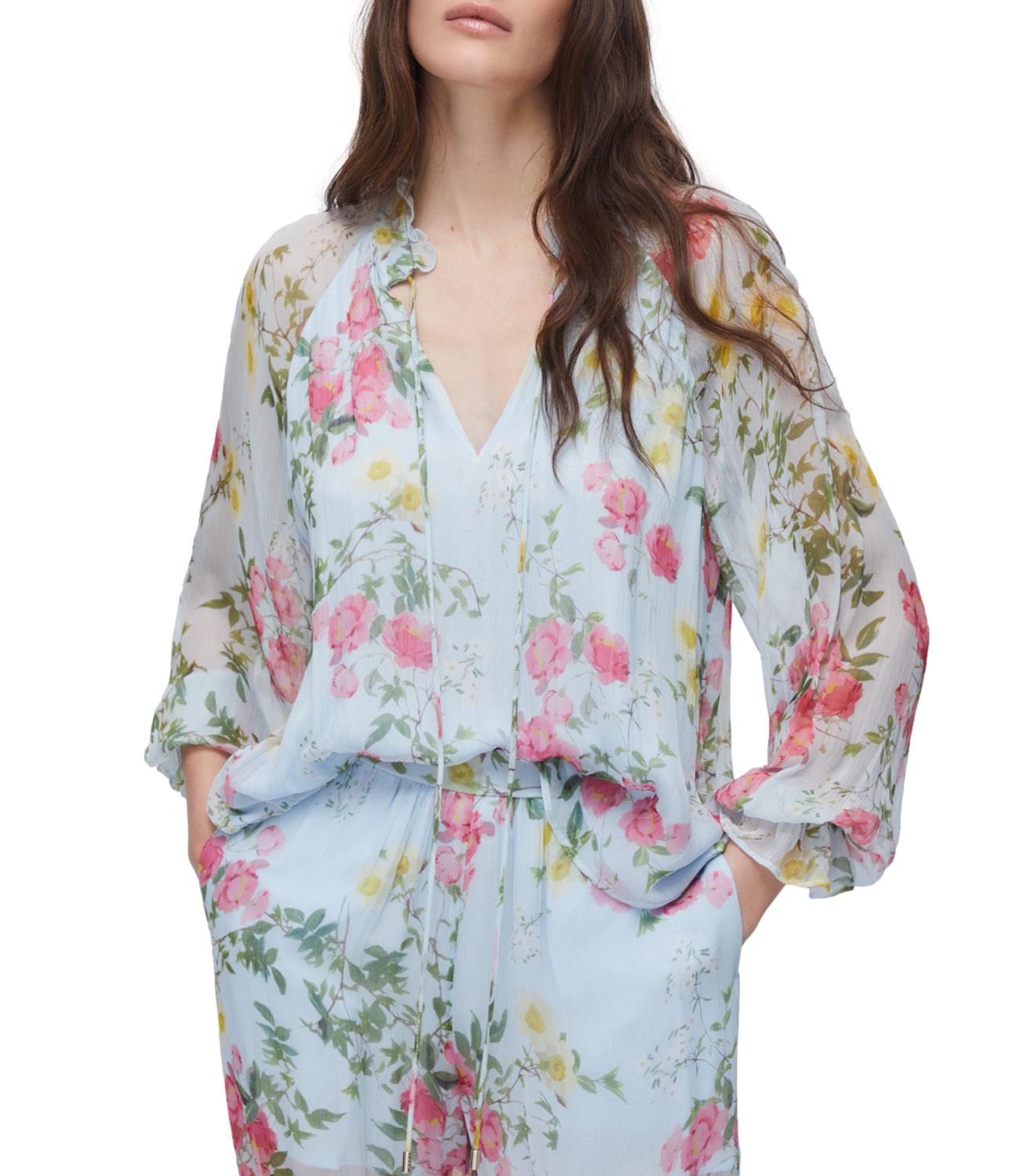 Liu Jo Camicia L.Blu Botanic Garden Donna