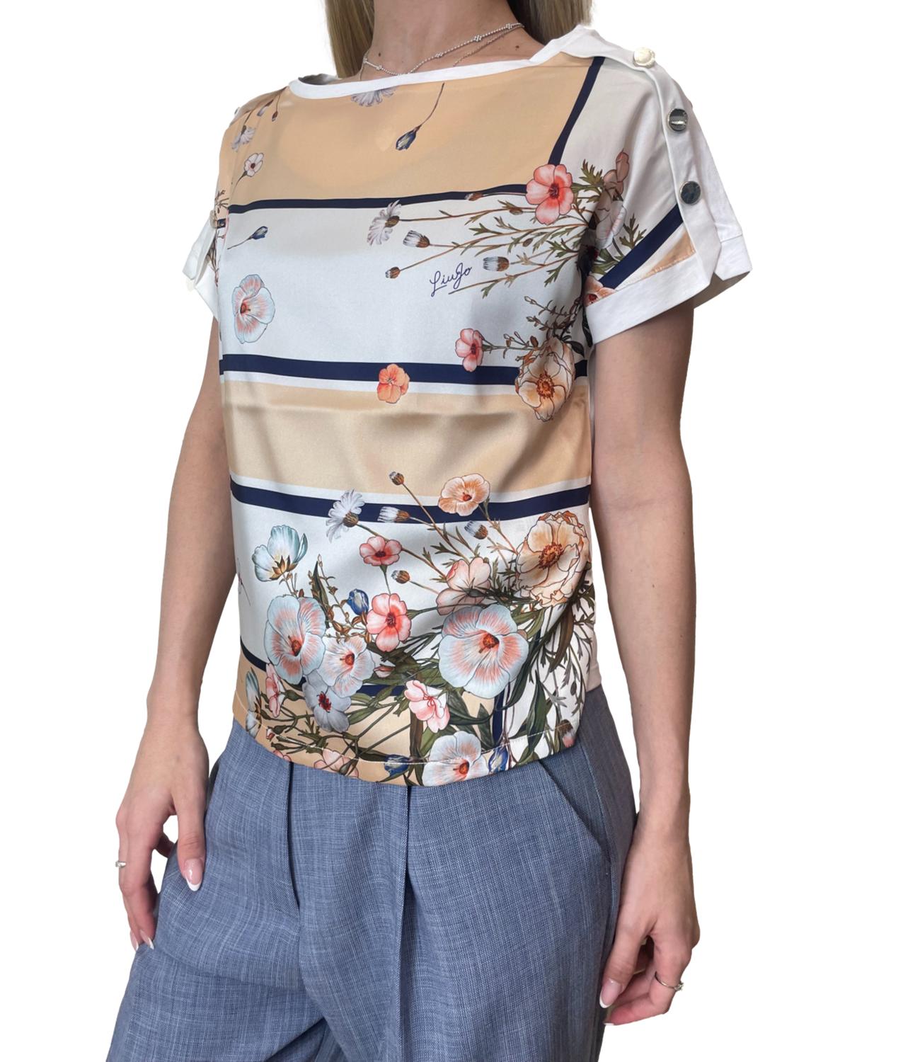 Liu Jo T-Shirt Bianco Donna