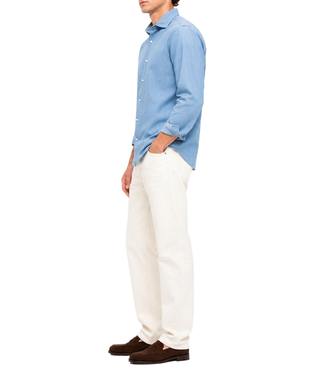 Camicia Uomo Blu di jeans