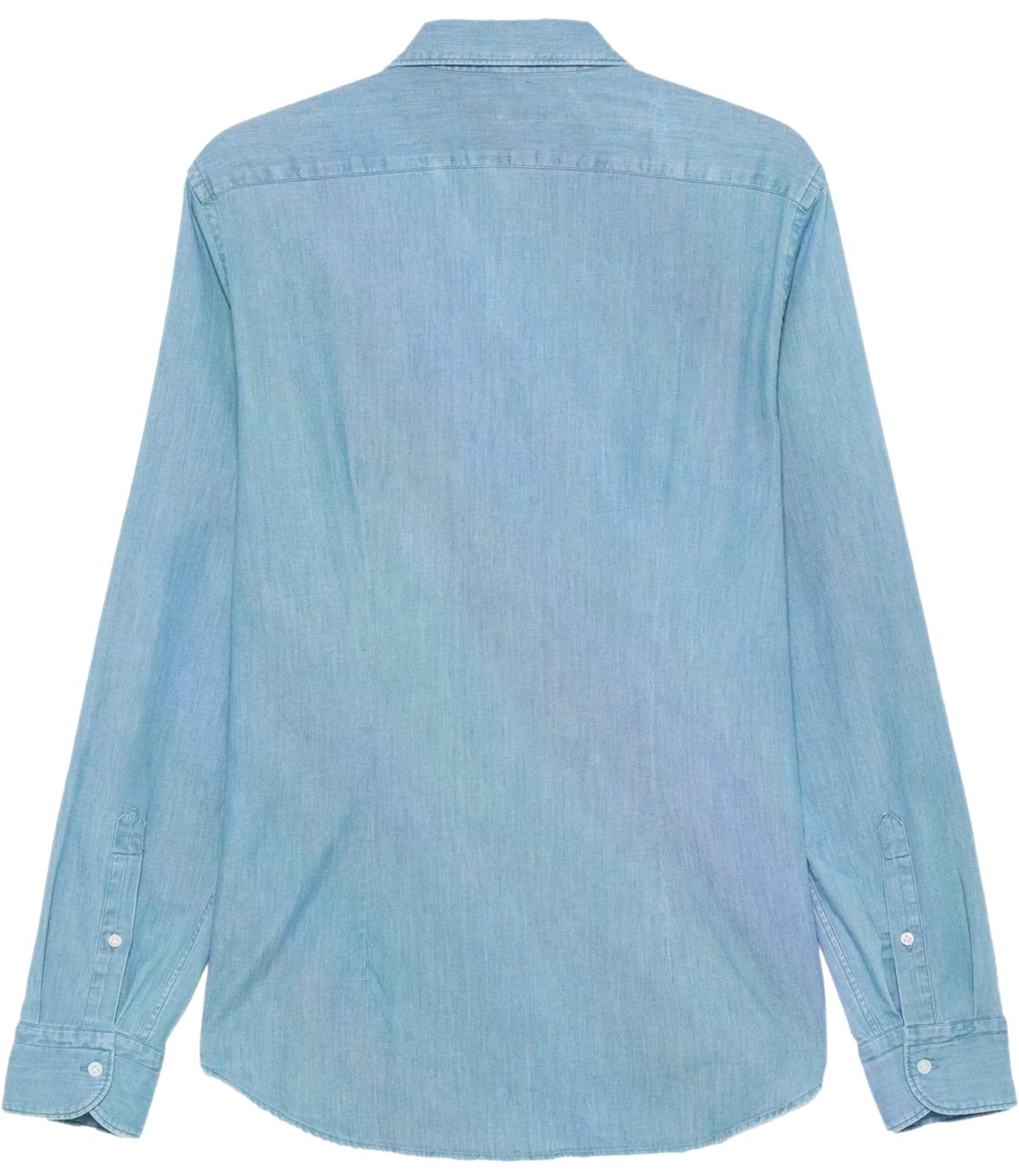 Camicia Uomo Blu di jeans