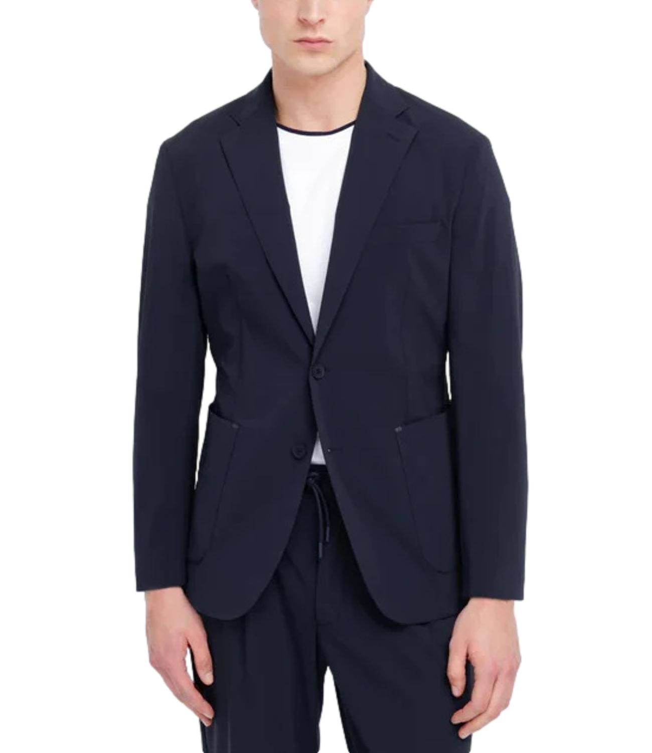 Giacca tecnica blu uomo