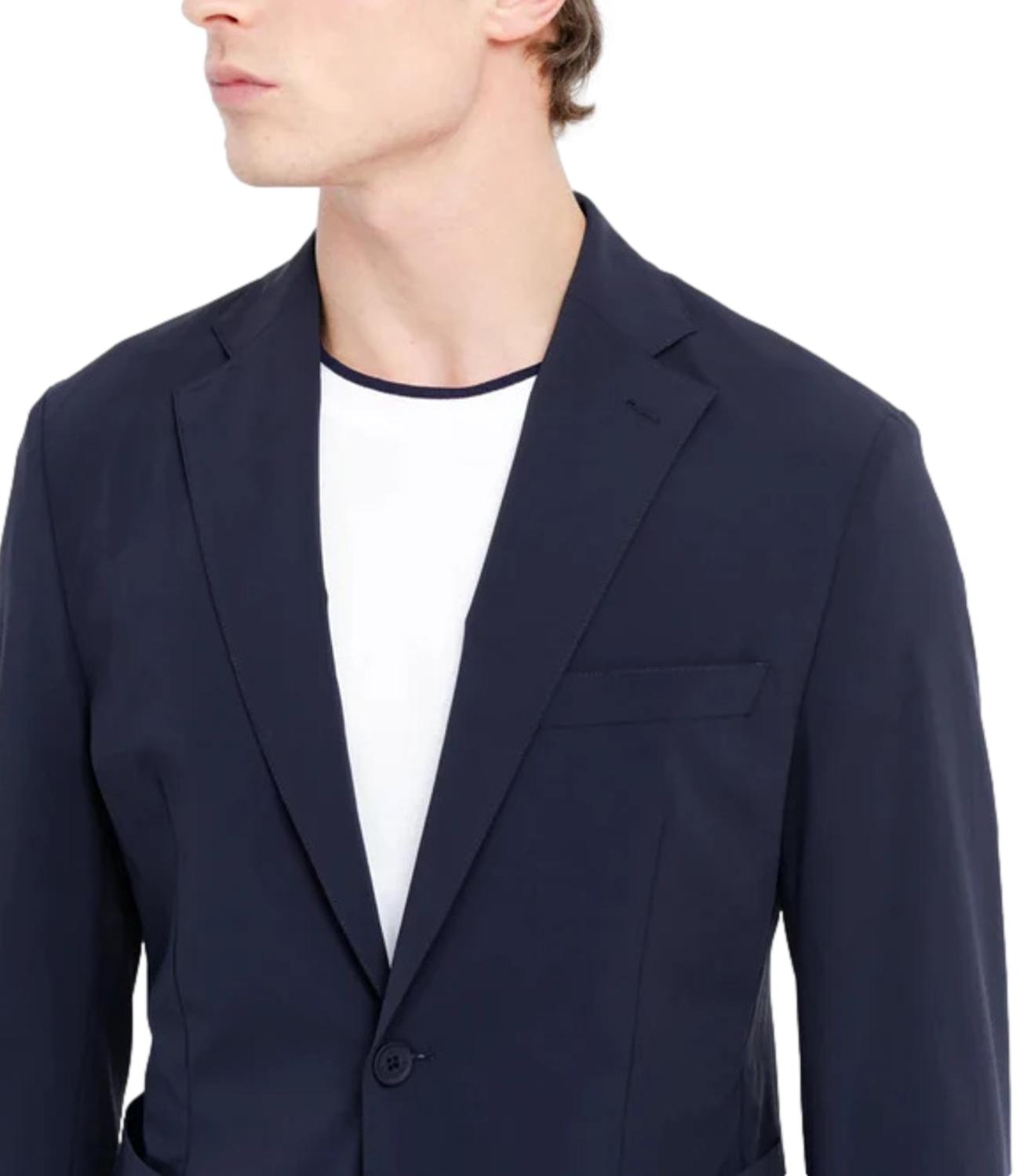 Giacca tecnica blu uomo