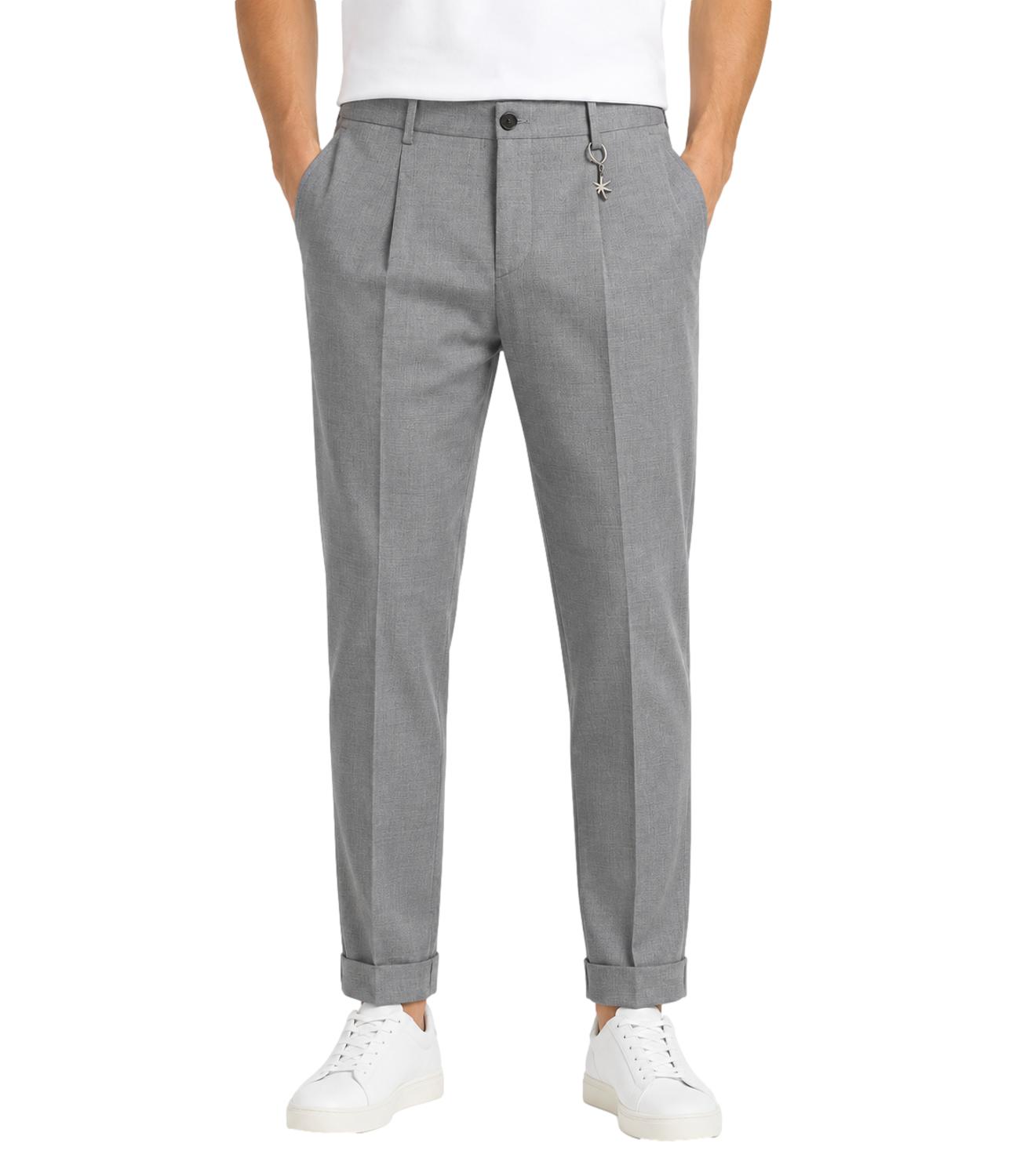 Pantalone Manuel Ritz grigio uomo