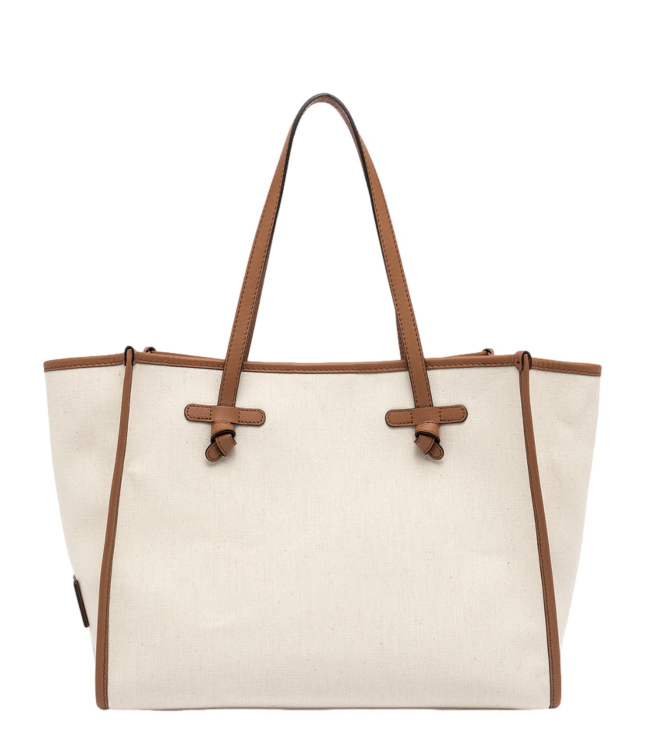 MARCELLA by GIANNI CHIARINI borsa panna/corda/caramel donna