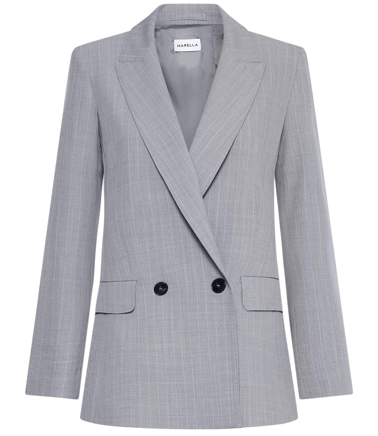Marella Giacca Mllcanzone Grigio Chiaro Melange Donna