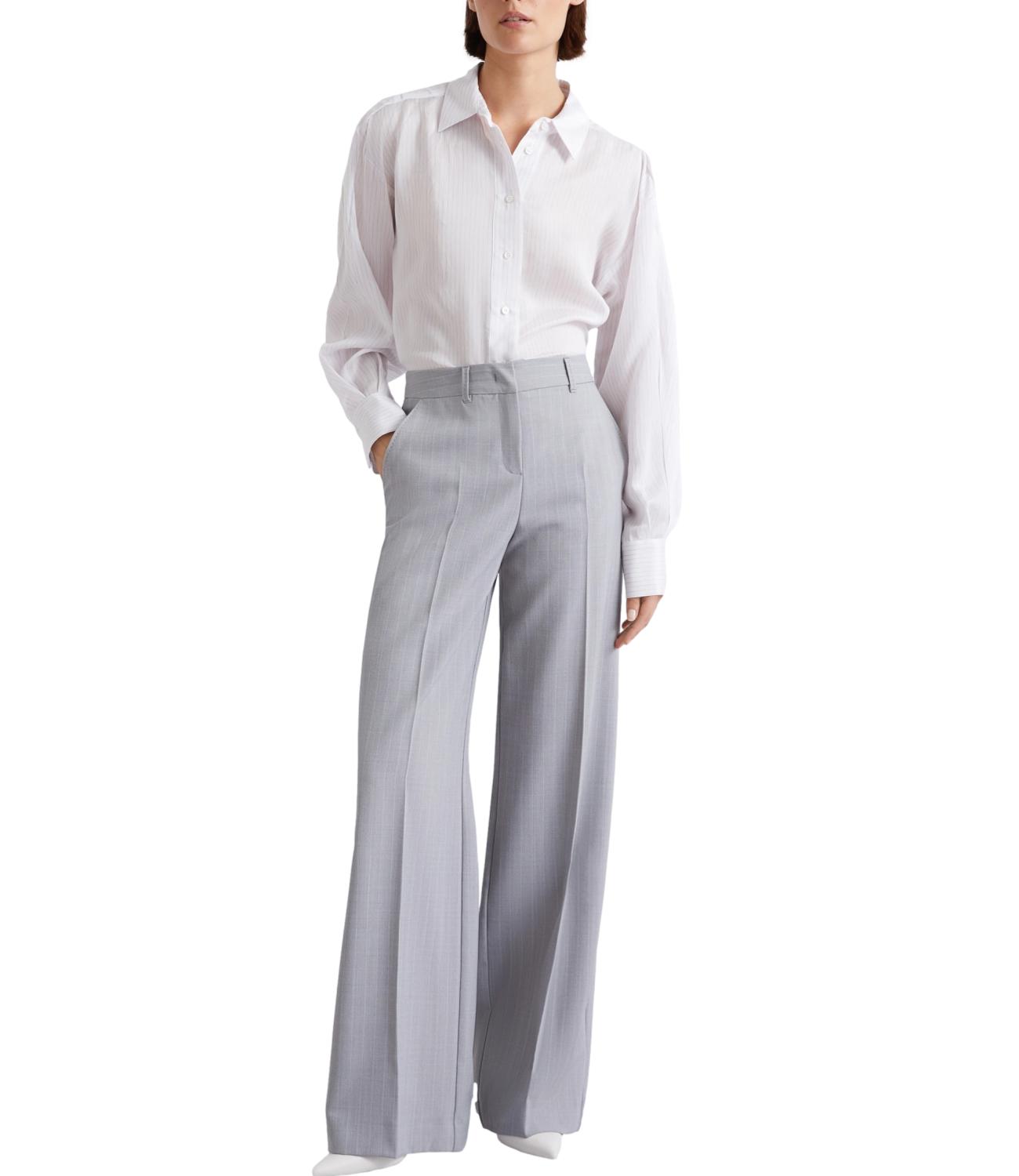 Marella Pantalone Mllgiunchi Grigio Chiaro Melange Donna