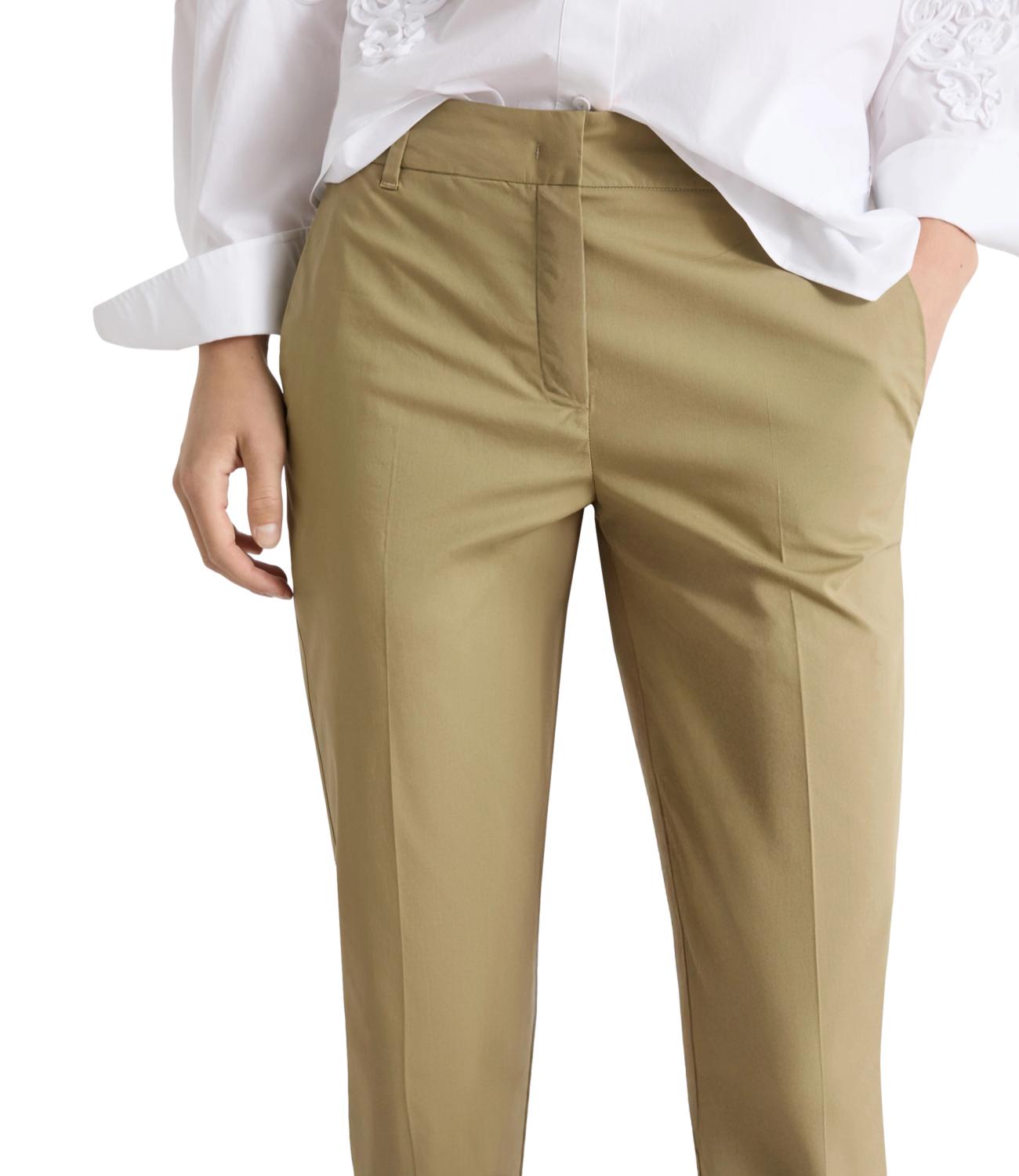 Marella Pantalone Mllgettone Kaki Donna