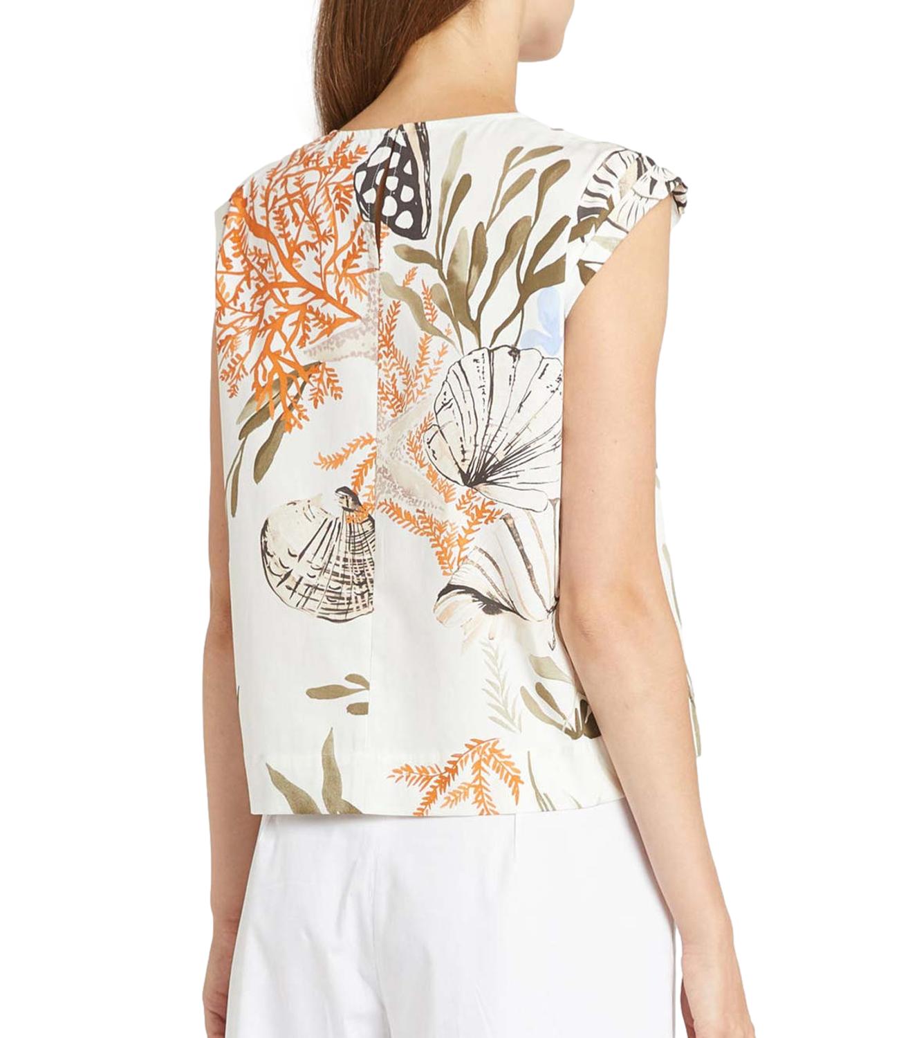 Marella Top Mllaffine Bianco Ottico Donna