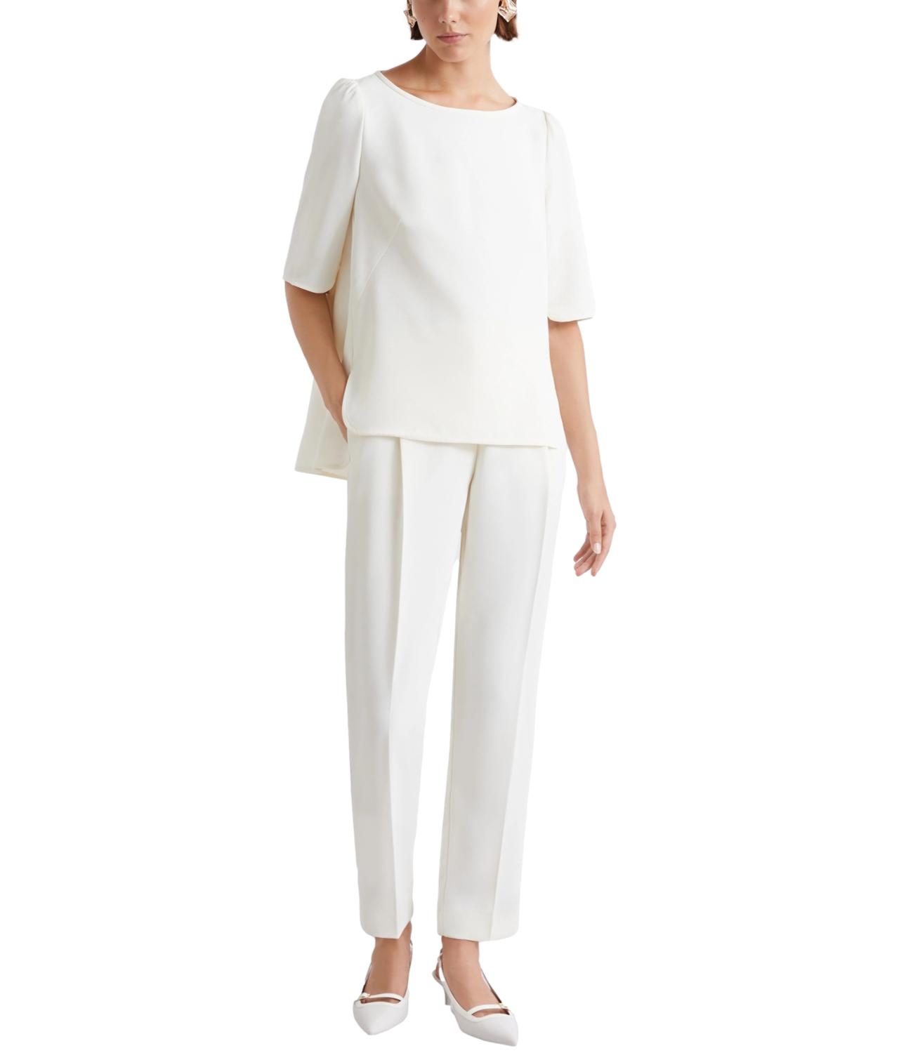 Marella Art.365 Camicia Vanessa Bianco Lana Donna