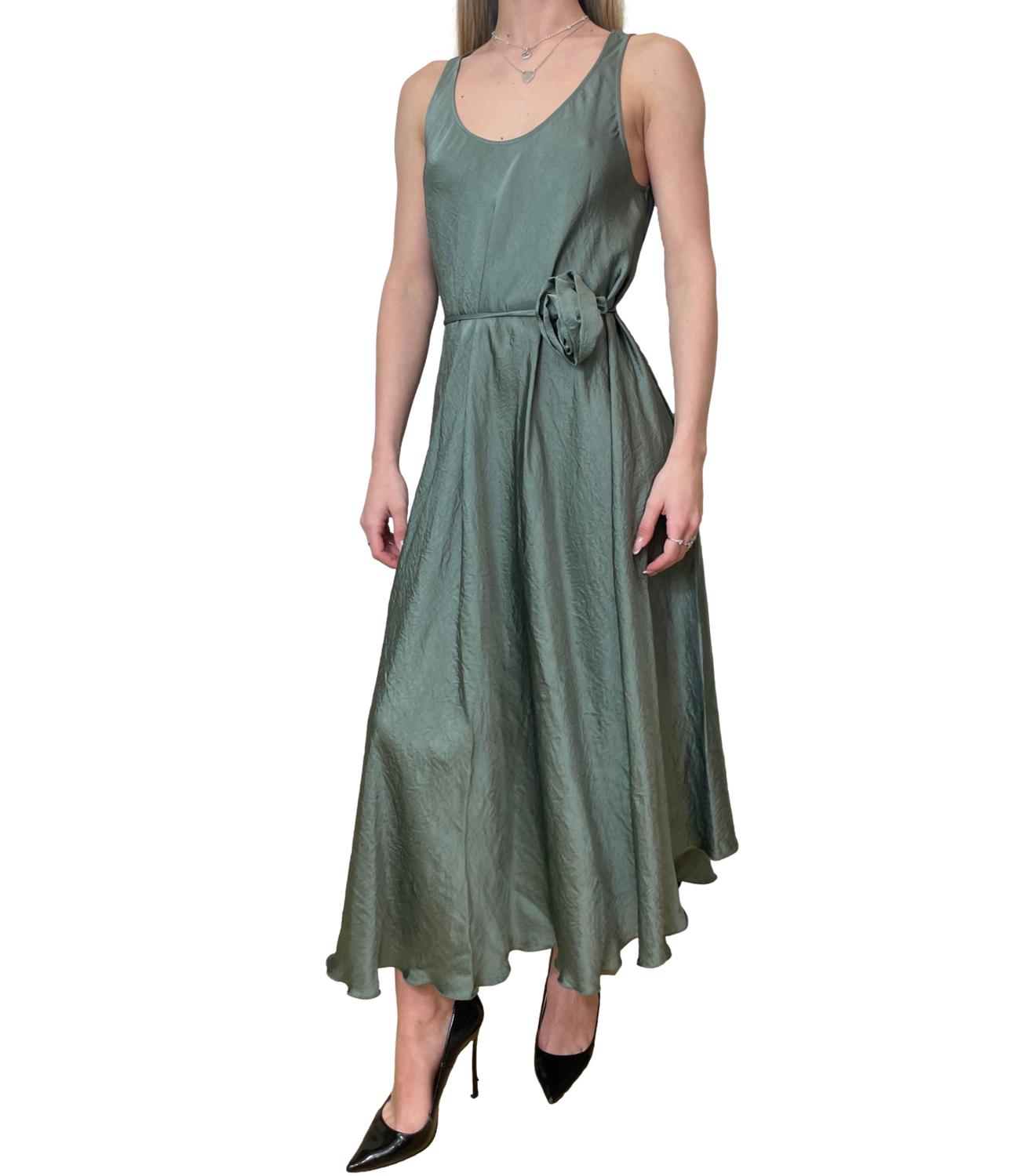 Marella Monochrome Abito Mlmalcool Verde Donna
