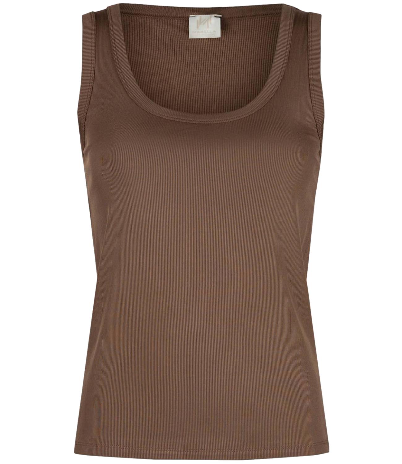 Marella Monochrome Canotta Mlmorata Marrone Donna