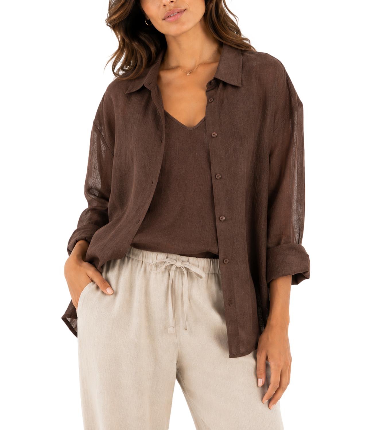 Camicia Mstbaldi argilla