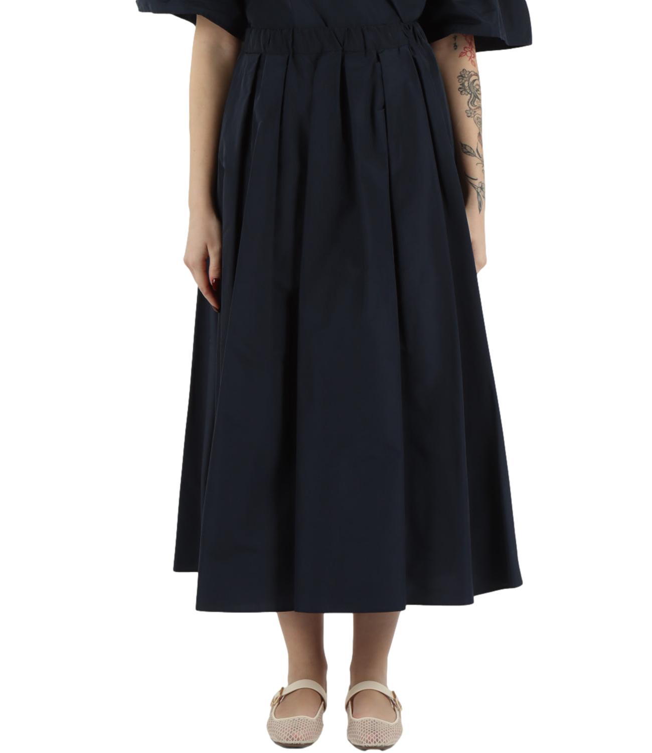 Max Mara Weekend Gonna Wkdformica Blu Donna