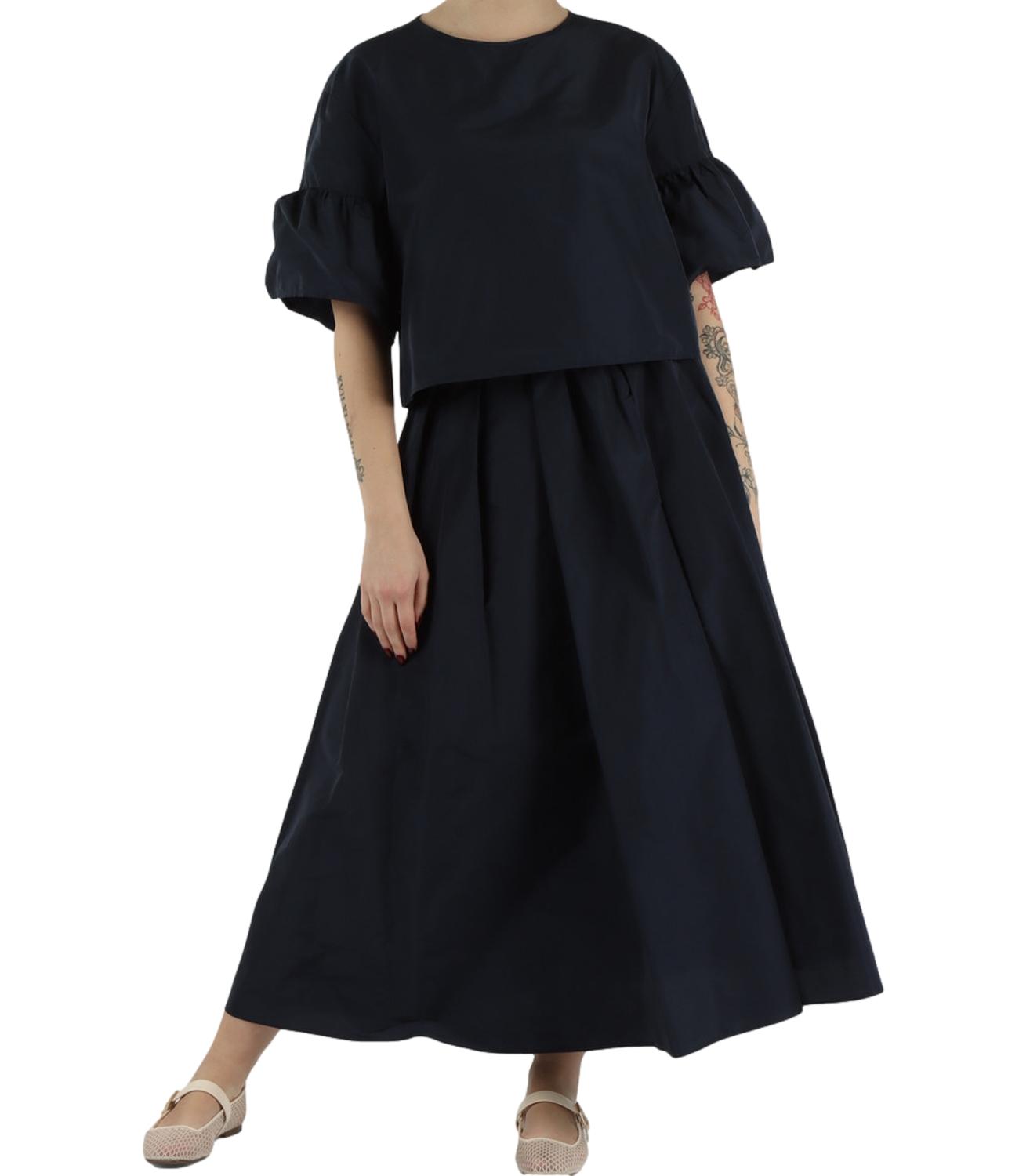 Max Mara Weekend Gonna Wkdformica Blu Donna