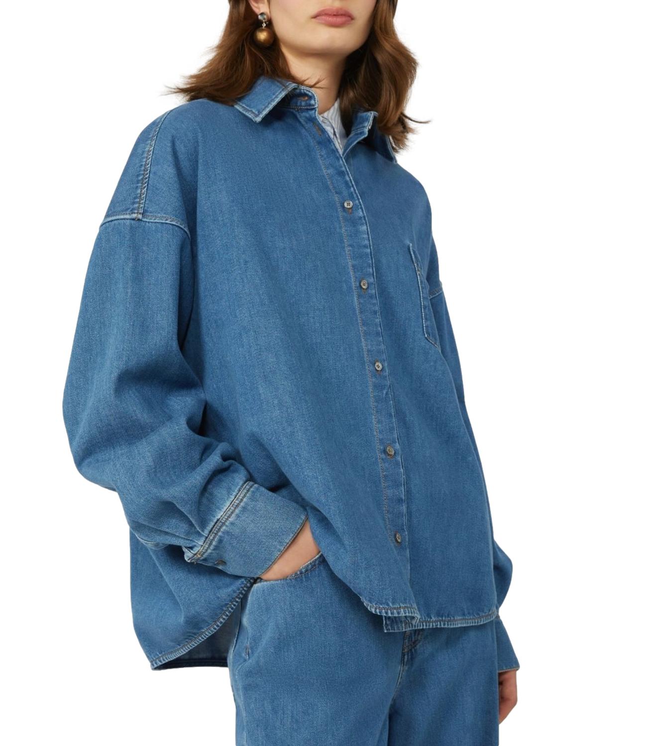 Max Mara Weekend Camicia Wkdfoggia Blu Donna