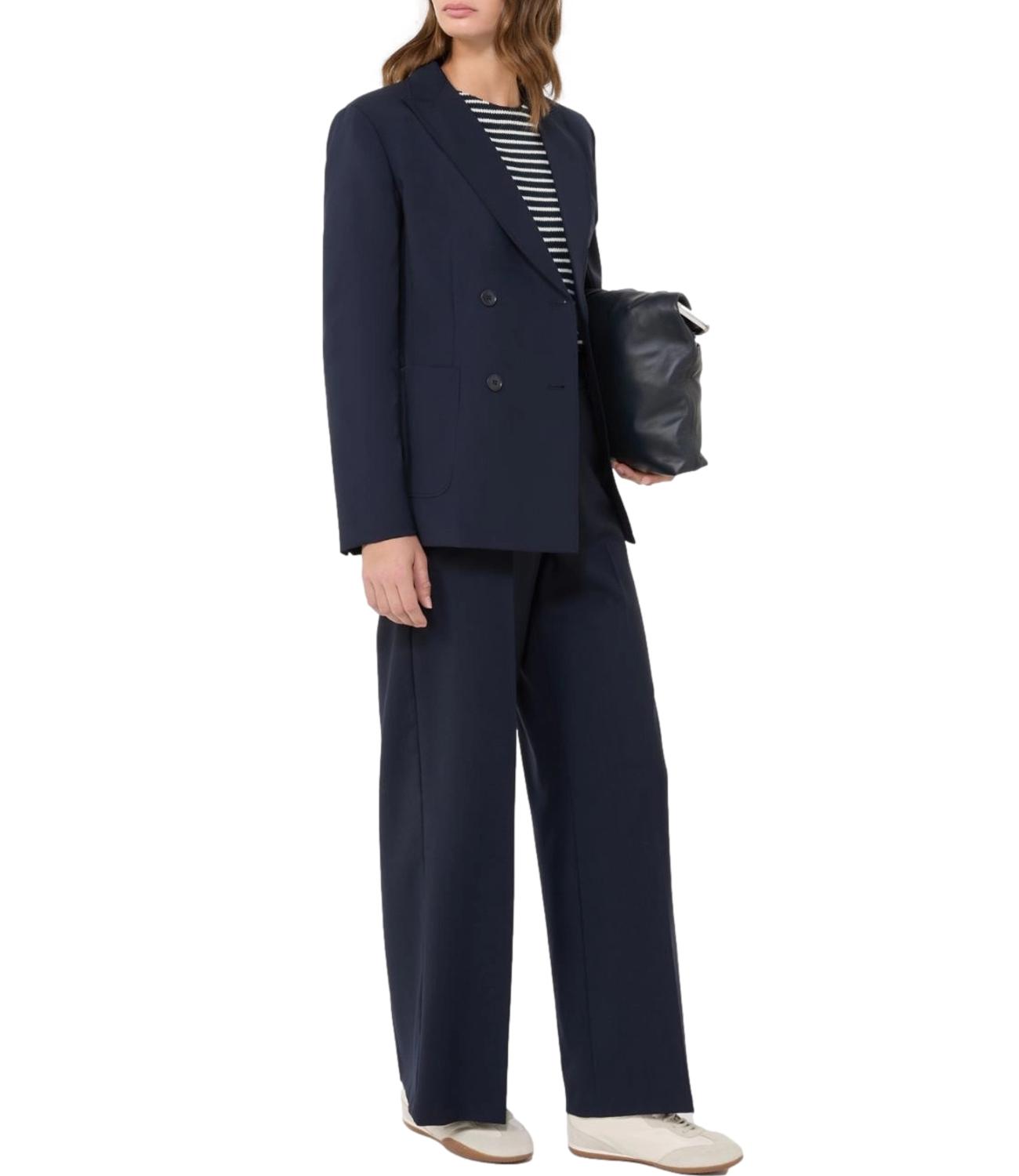 Max Mara Weekend Pantalone Wkdvisivo Blu Donna