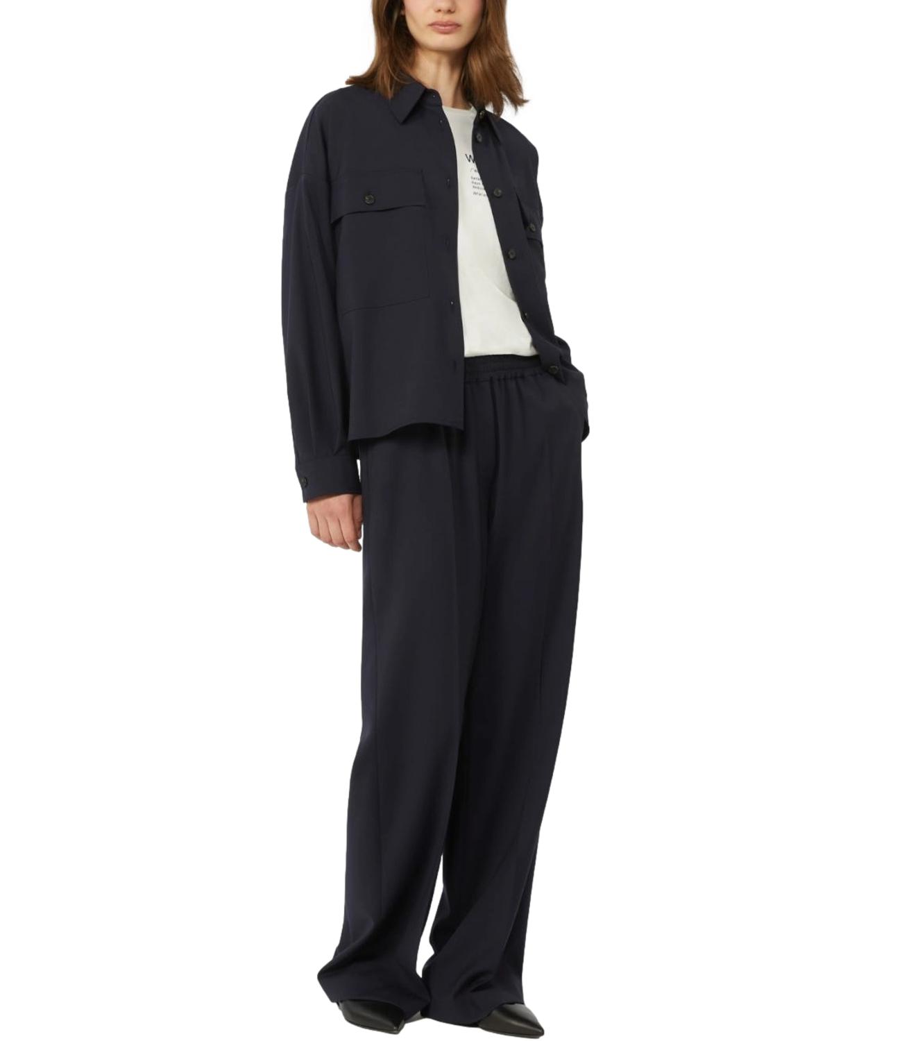 Max Mara Weekend Pantalone Wkdmallo Blu Donna