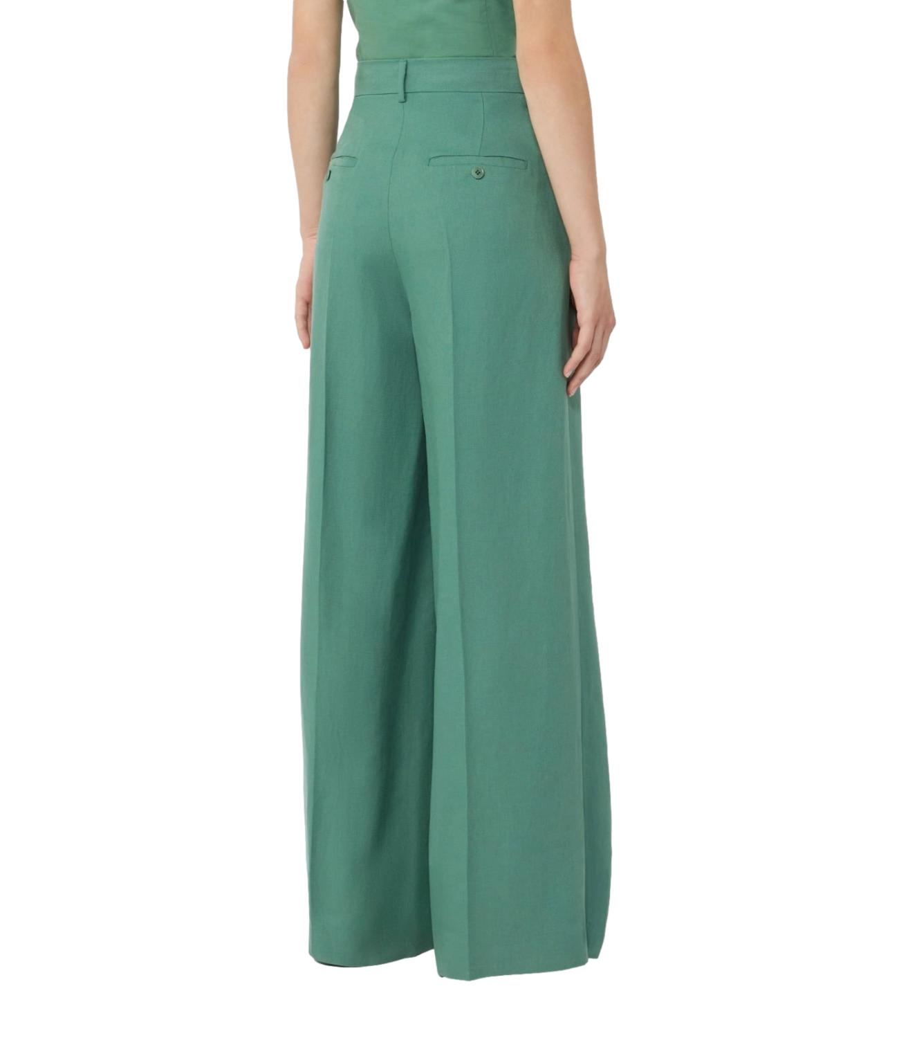 MAX MARA WEEKEND pantalone Wkdveliero verde donna