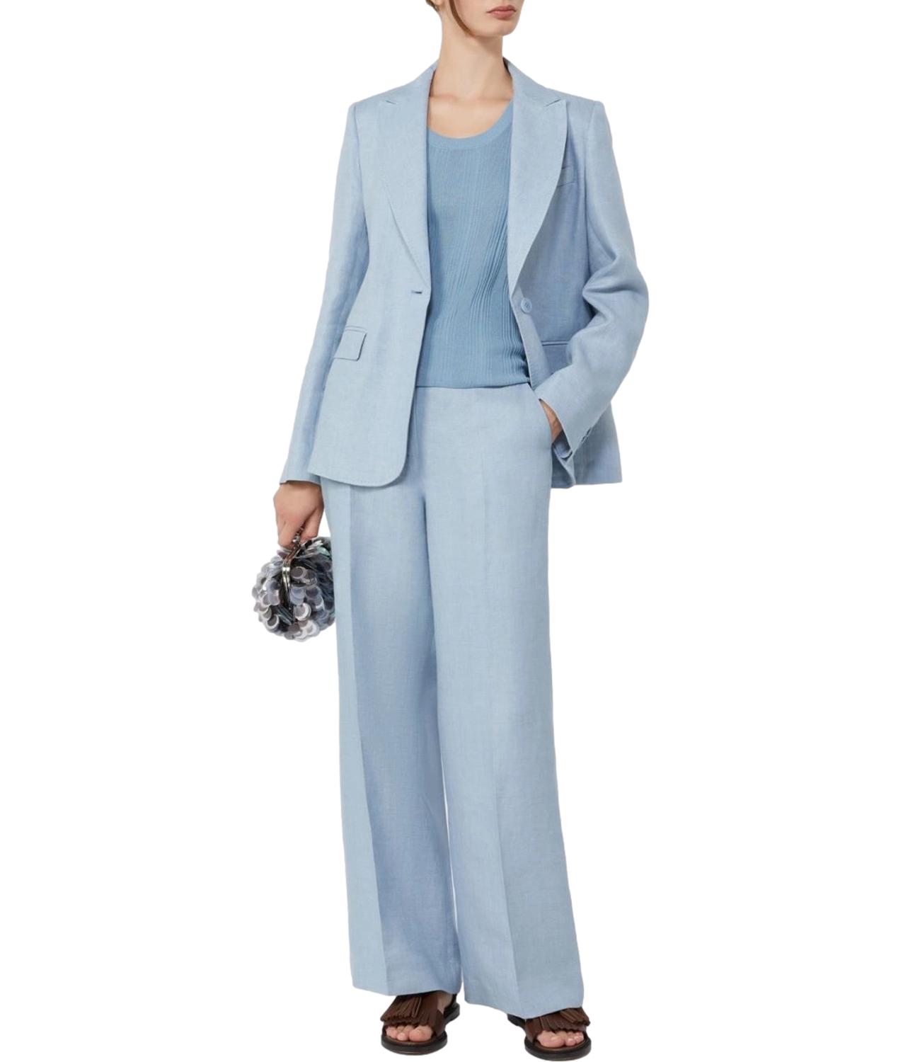 Max Mara Weekend Pantalone Wkdmalizia Azzurro Donna