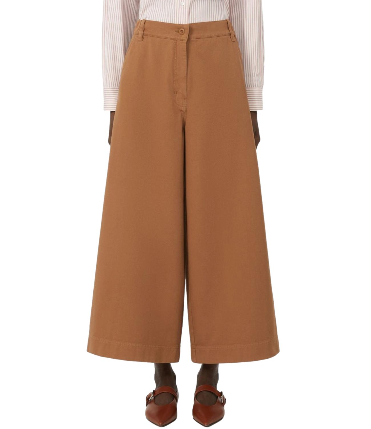 Max Mara Weekend Pantalone Wkdariete Cuoio Donna