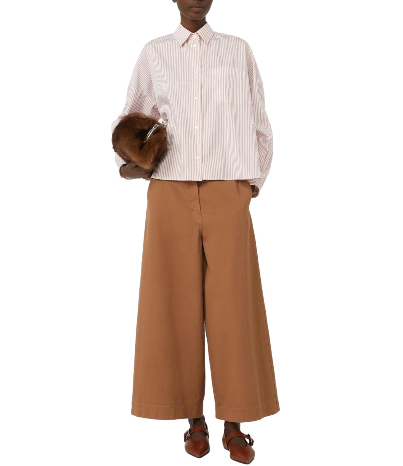 Max Mara Weekend Pantalone Wkdariete Cuoio Donna