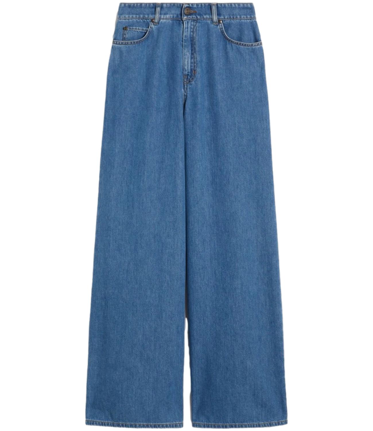 Max Mara Weekend Jeans Wkdvega Blu Donna
