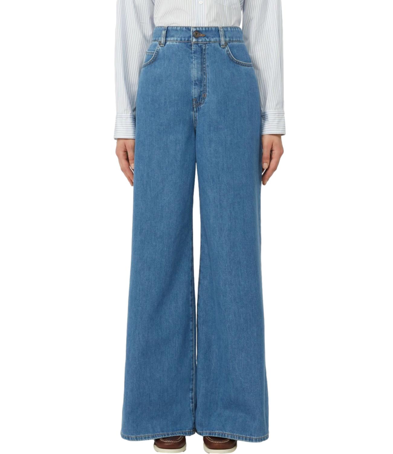 Max Mara Weekend Jeans Wkdvega Blu Donna
