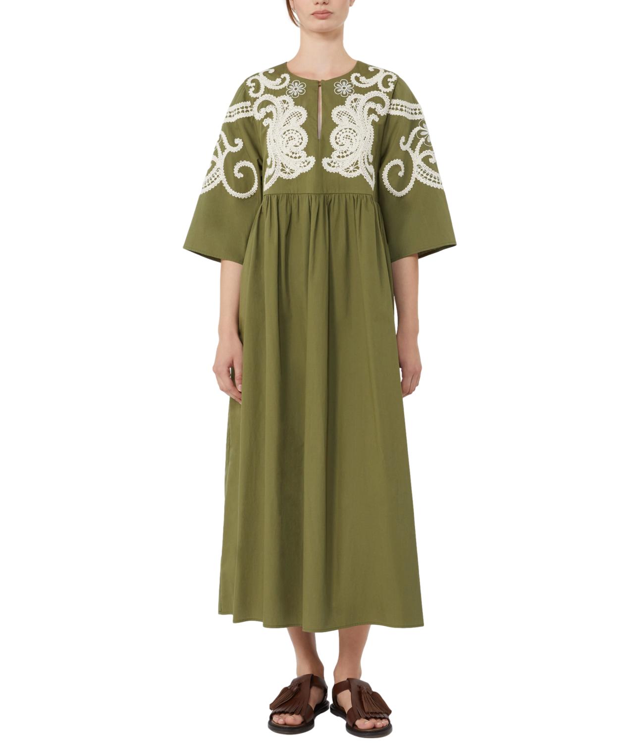 Max Mara Weekend Abito Wkdtilde Kaki Donna