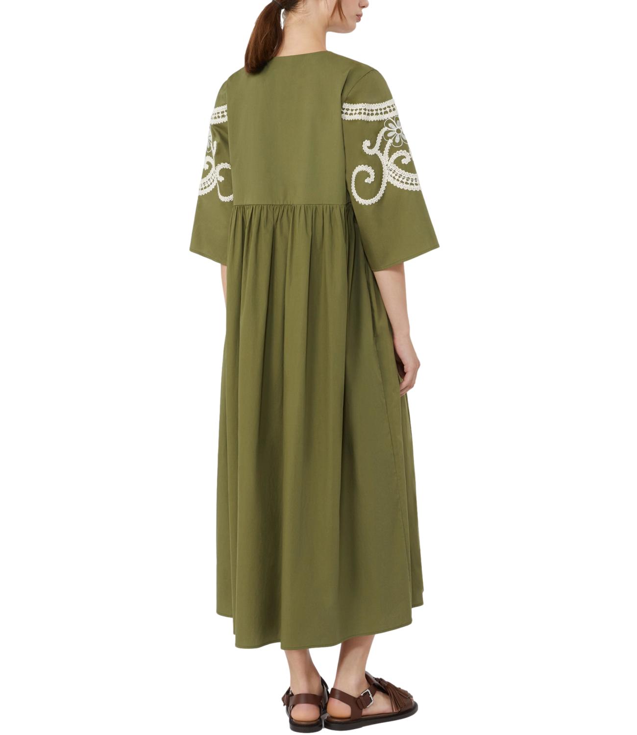Max Mara Weekend Abito Wkdtilde Kaki Donna