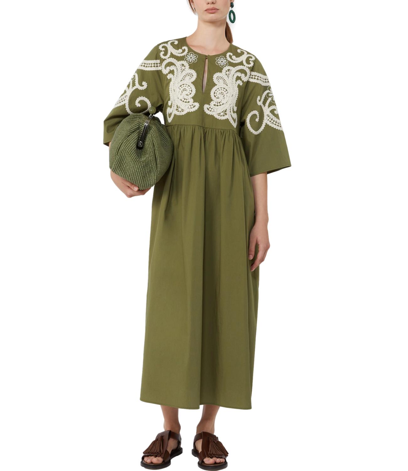 Max Mara Weekend Abito Wkdtilde Kaki Donna