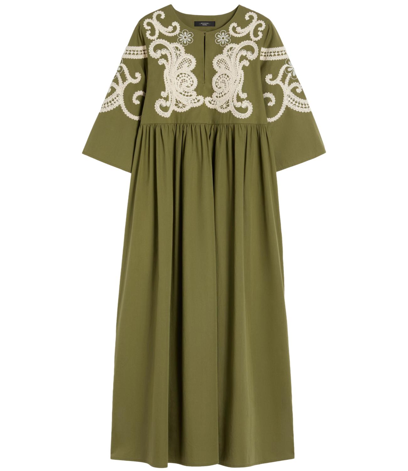 Max Mara Weekend Abito Wkdtilde Kaki Donna