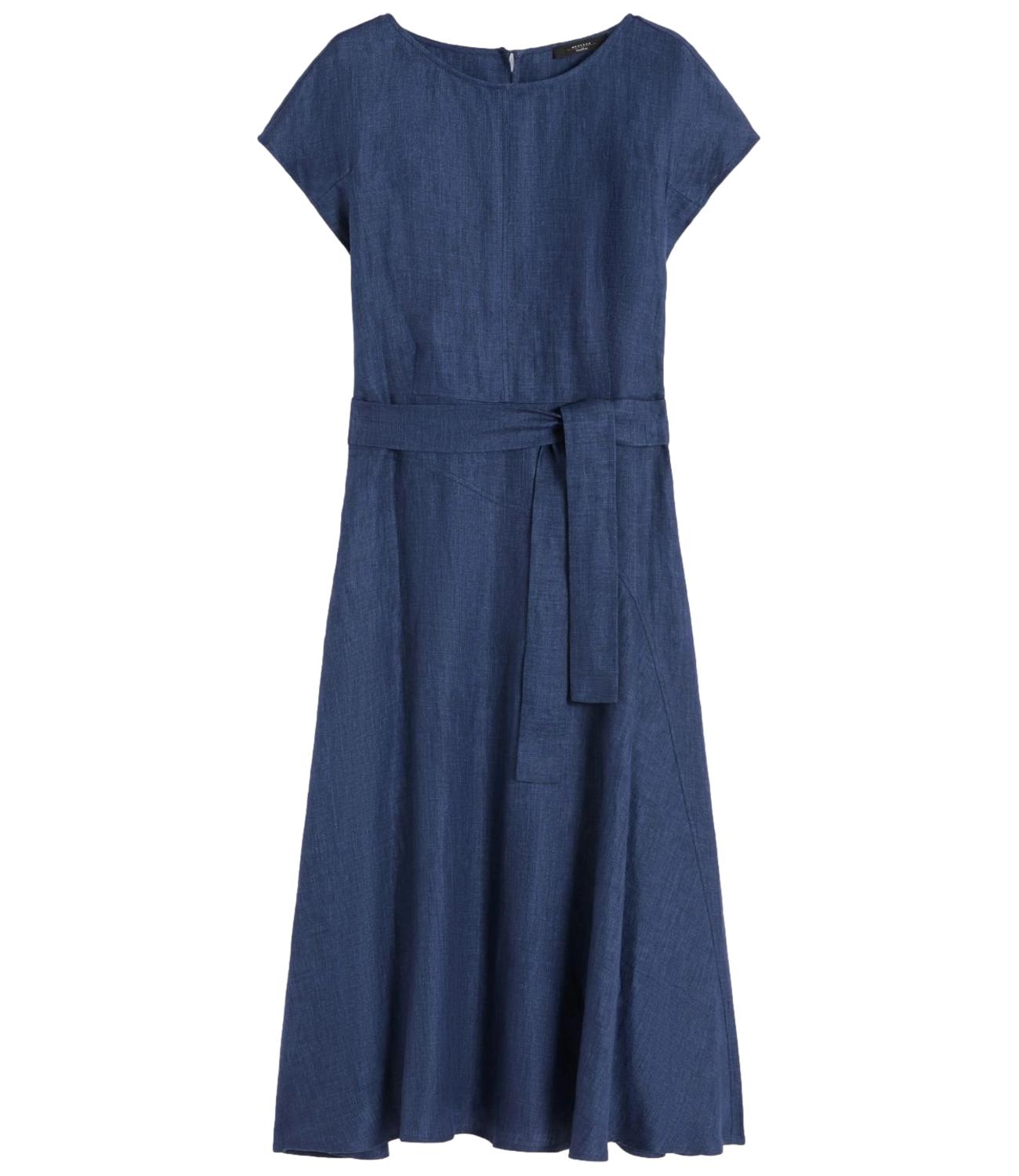 Max Mara Weekend Abito Wkdesordio Blu Donna